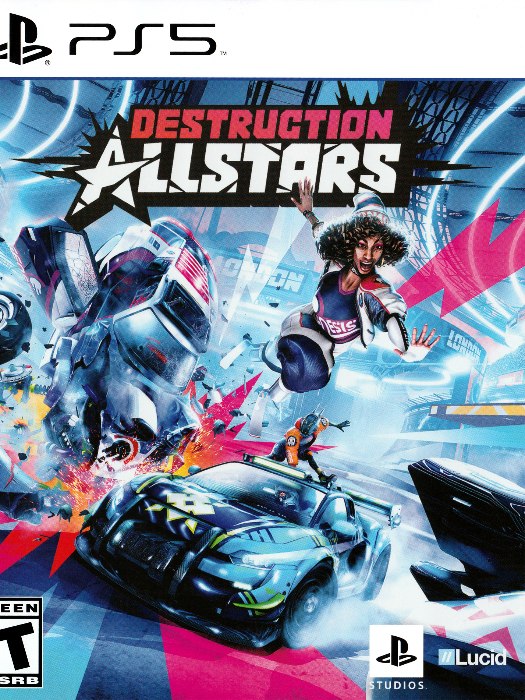 Destruction allstars ps5 boş oyun kutusu ve kapak baskısı