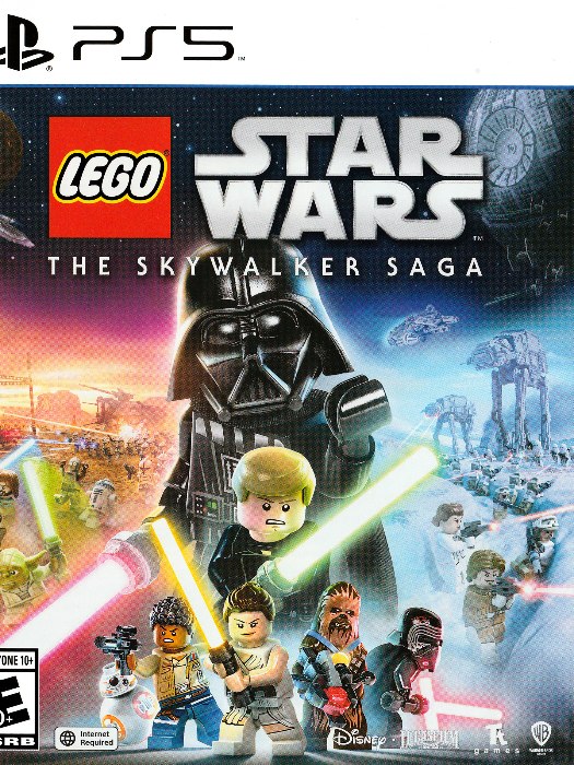 Lego star wars the skywalker saga ps5 boş oyun kutusu ve kapak baskısı