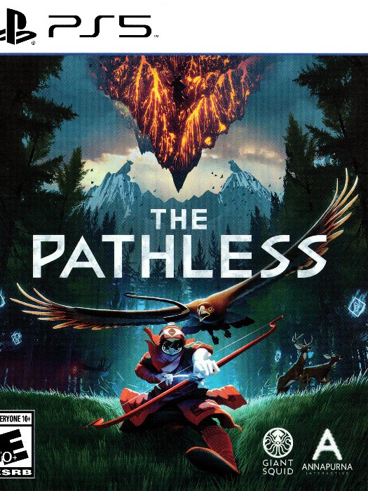 The pathless ps5 boş oyun kutusu ve kapak baskısı