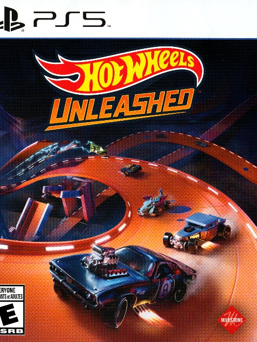 Hot wheels unleashed ps5 boş oyun kutusu ve kapak baskısı