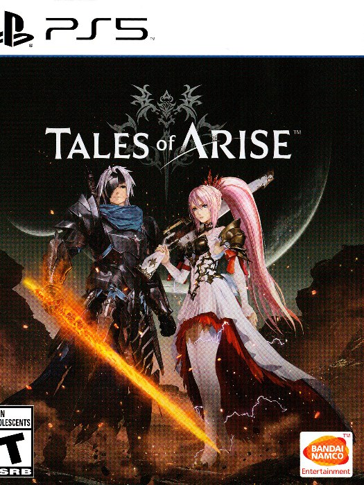 Tales of arise ps5 boş oyun kutusu ve kapak baskısı