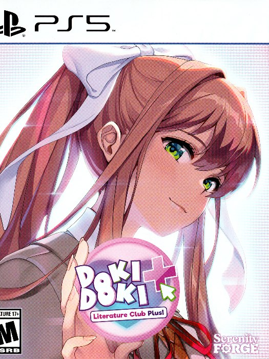 Doki doki ps5 boş oyun kutusu ve kapak baskısı