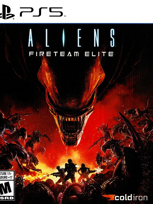 Aliens fireteam elite ps5 boş oyun kutusu ve kapak baskısı