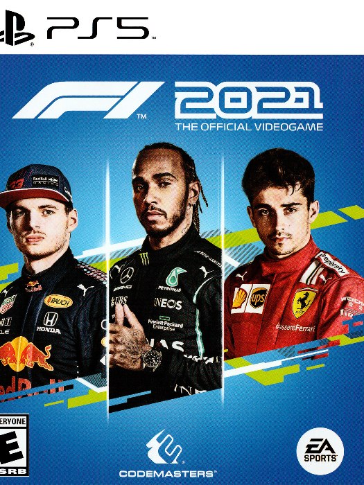 F1 2021 ps5 boş oyun kutusu ve kapak baskısı