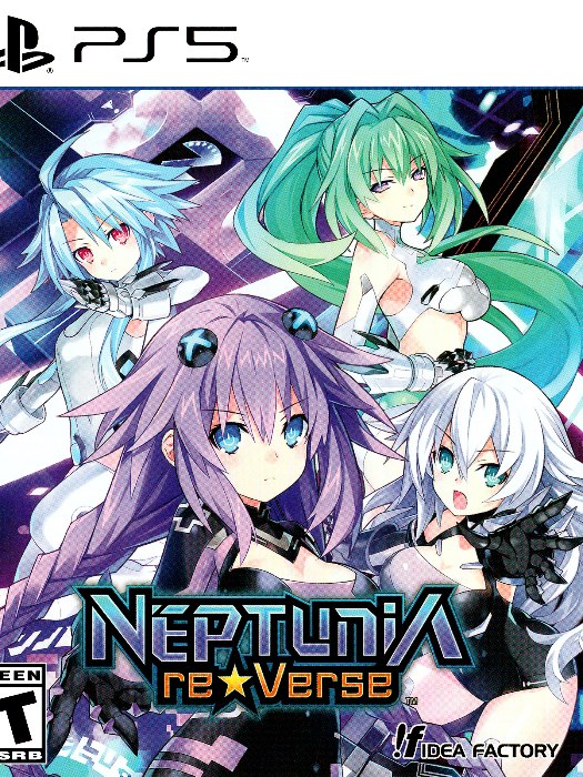 Neptunia reverse ps5 boş oyun kutusu ve kapak baskısı