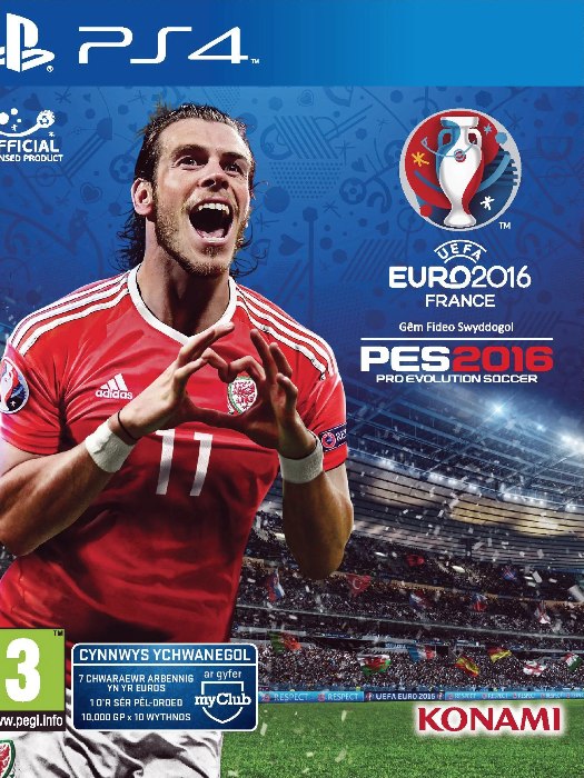 Pes 2016 PS4 boş oyun kutusu ve kapak baskısı
