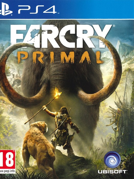 Far Cry Primal PS4 boş oyun kutusu ve kapak baskısı