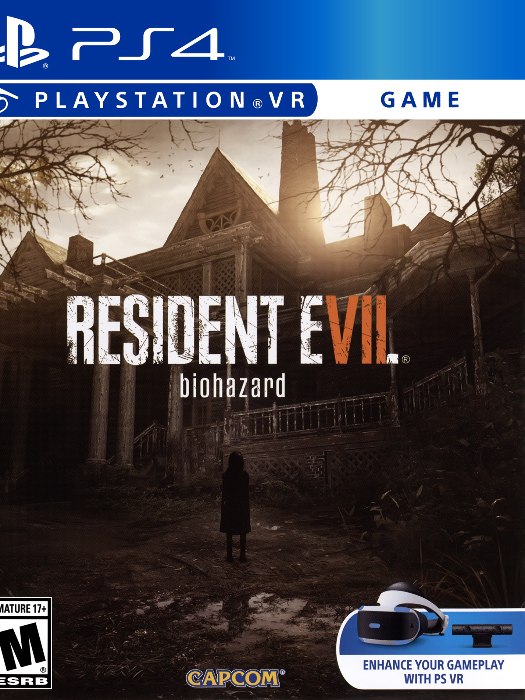 Resident Evil 7 Biohazard PS4 boş oyun kutusu ve kapak baskısı